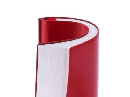 Блокнот А5 Scribe, гибкая обложка, 96 листов 80 гр/м2, красный