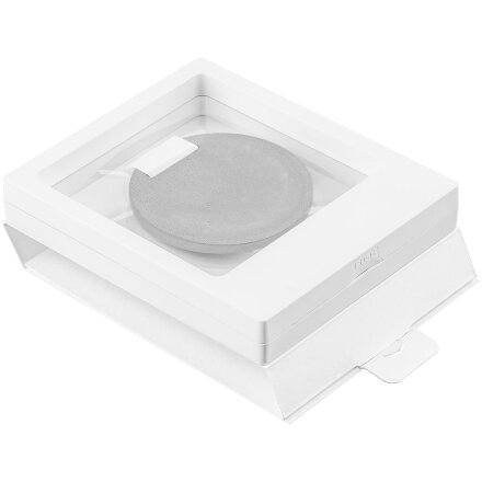 Рамка Transparent с шубером, белая Рамка Transparent с шубером, белая