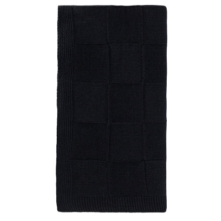 Плед Cella вязаный, темно-синий (без подарочной коробки) Плед Cella вязаный, темно-синий (без подарочной коробки)