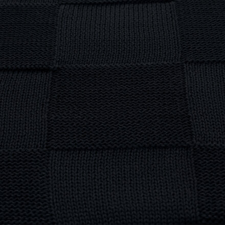 Плед Cella вязаный, темно-синий (без подарочной коробки) Плед Cella вязаный, темно-синий (без подарочной коробки)