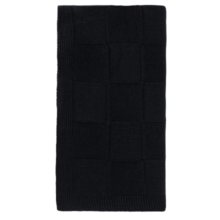 Плед Cella вязаный, темно-синий (без подарочной коробки) Плед Cella вязаный, темно-синий (без подарочной коробки)