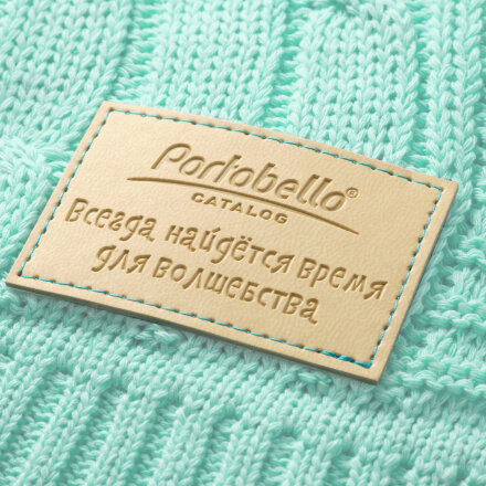 Плед Cella вязаный, темно-синий (без подарочной коробки) Плед Cella вязаный, темно-синий (без подарочной коробки)