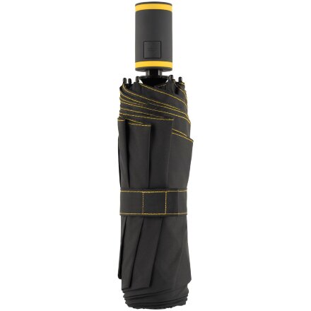 Зонт складной AOC Mini с цветными спицами, желтый Зонт складной AOC Mini с цветными спицами, желтый