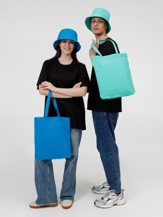 Холщовая сумка Avoska, ярко-голубая Холщовая сумка Avoska, ярко-голубая