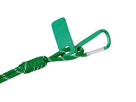 Брелок-веревочка на карабине Trinket, зеленый Брелок-веревочка на карабине Trinket, зеленый