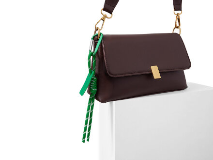 Брелок-веревочка на карабине Trinket, зеленый Брелок-веревочка на карабине Trinket, зеленый