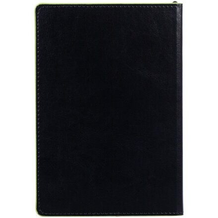 Ежедневник Alanis, недатированный, черный с зеленым Ежедневник Alanis, недатированный, черный с зеленым