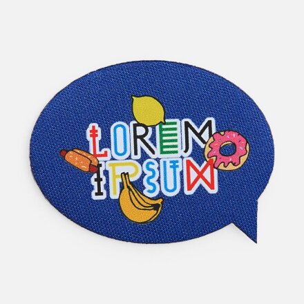 Наклейка тканевая Lunga Bubble, M, синяя Наклейка тканевая Lunga Bubble, M, синяя