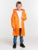 Дождевик детский Rainman Kids, оранжевый неон с нанесением логотипа