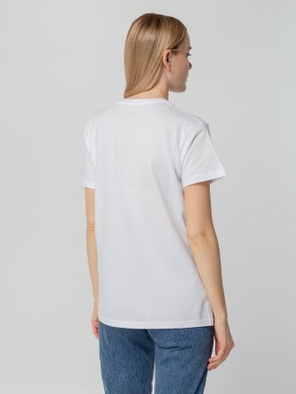 Футболка унисекс T-bolka 140, белая Футболка унисекс T-bolka 140, белая