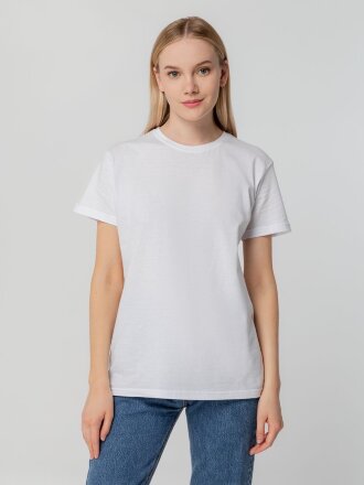 Футболка унисекс T-bolka 140, белая Футболка унисекс T-bolka 140, белая