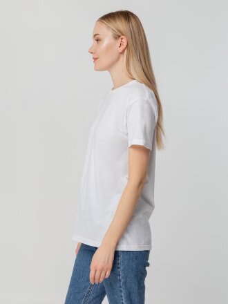 Футболка унисекс T-bolka 140, белая Футболка унисекс T-bolka 140, белая