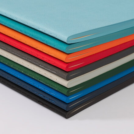 Блокнот Corsa slim, ярко-синий