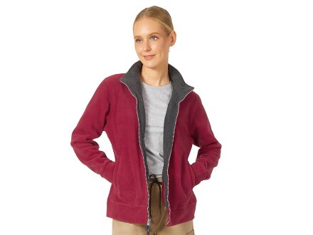 Куртка флисовая Nashville женская, красный/пепельно-серый Куртка флисовая Nashville женская, красный/пепельно-серый