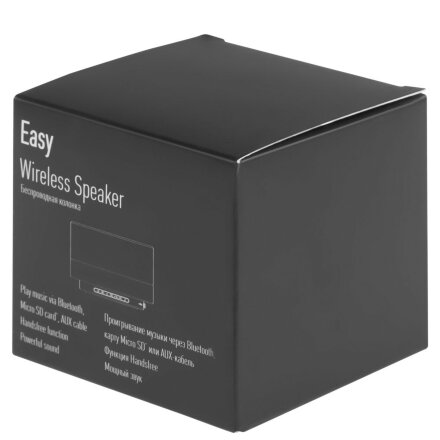 Беспроводная колонка Easy, серебристая Беспроводная колонка Easy, серебристая