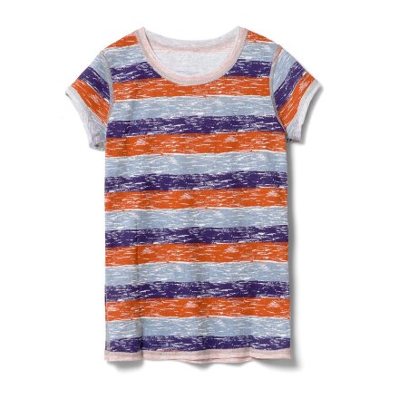 Футболка женская Rayet Lady двусторонняя, оранжевая с фиолетовым Футболка женская Rayet Lady двусторонняя, оранжевая с фиолетовым