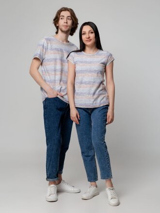 Футболка женская Rayet Lady двусторонняя, оранжевая с фиолетовым Футболка женская Rayet Lady двусторонняя, оранжевая с фиолетовым