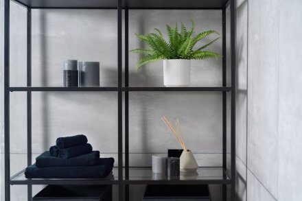 Полотенце отельное For Rooms, среднее, черное Полотенце отельное For Rooms, среднее, черное