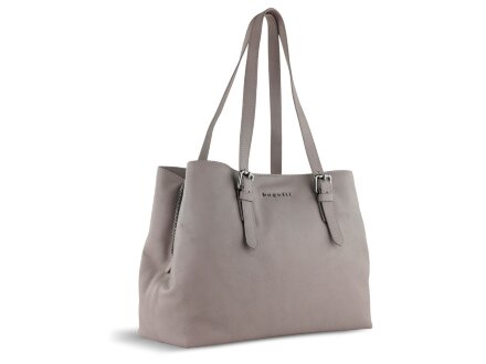 Сумка женская BUGATTI Bella, бежевая, воловья кожа/полиэстер, 33х14х25 см Сумка женская BUGATTI Bella, бежевая, воловья кожа/полиэстер, 33х14х25 см