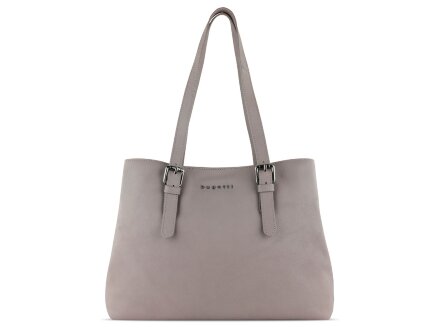 Сумка женская BUGATTI Bella, бежевая, воловья кожа/полиэстер, 33х14х25 см Сумка женская BUGATTI Bella, бежевая, воловья кожа/полиэстер, 33х14х25 см