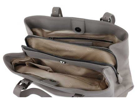 Сумка женская BUGATTI Bella, бежевая, воловья кожа/полиэстер, 33х14х25 см Сумка женская BUGATTI Bella, бежевая, воловья кожа/полиэстер, 33х14х25 см