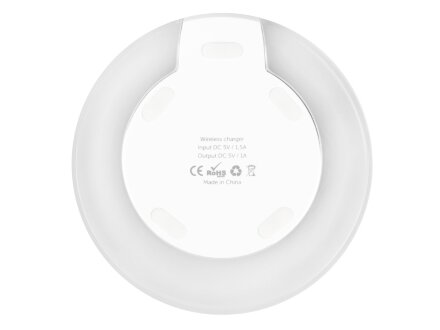Беспроводная зарядка Pod со светодиодной подсветкой, белый