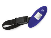 Багажные весы с покрытием soft touch Gravity, синий Багажные весы с покрытием soft touch Gravity, синий