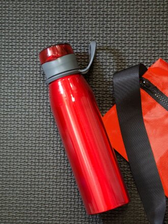 Спортивная бутылка для воды Korver, красная Спортивная бутылка для воды Korver, красная