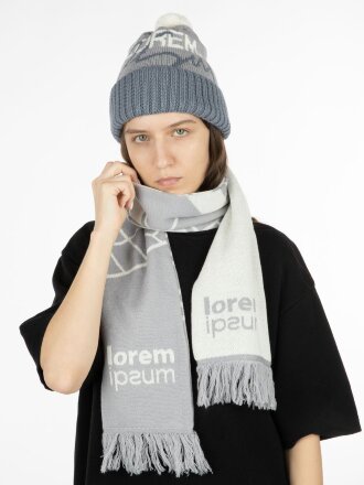 Шарф на заказ Tricksy Classic Fint, L, полушерсть Шарф на заказ Tricksy Classic Fint, L, полушерсть