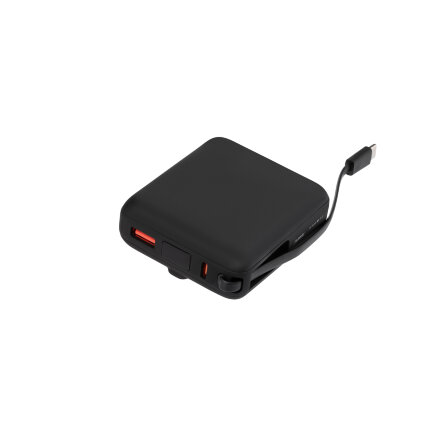 Внешний аккумулятор с подсветкой Ritter PD 10000mAh с функцией беспроводной зарядки 15W, черный