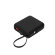 Внешний аккумулятор с подсветкой Ritter PD 10000mAh с функцией беспроводной зарядки 15W, черный с нанесением логотипа