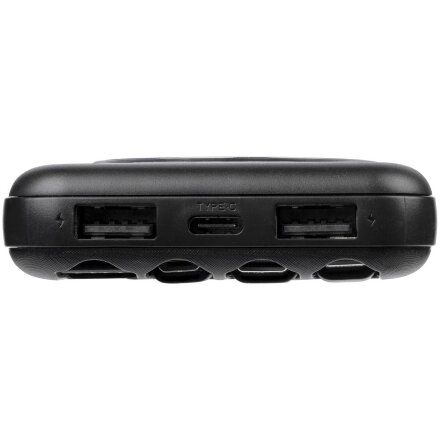 Внешний аккумулятор Omni Qi 10000 мАч, черный Внешний аккумулятор Omni Qi 10000 мАч, черный