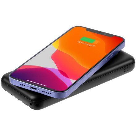 Внешний аккумулятор Omni Qi 10000 мАч, черный Внешний аккумулятор Omni Qi 10000 мАч, черный