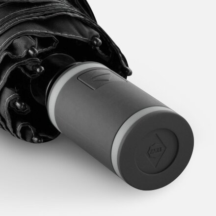 Зонт складной AOC Mini с цветными спицами, серый