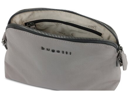 Сумка наплечная женская BUGATTI Bella, бежевая, воловья кожа/полиэстер, 23х8х17 см Сумка наплечная женская BUGATTI Bella, бежевая, воловья кожа/полиэстер, 23х8х17 см