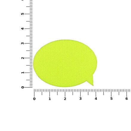 Наклейка тканевая Lunga Bubble, M, желтый неон Наклейка тканевая Lunga Bubble, M, желтый неон