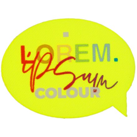 Наклейка тканевая Lunga Bubble, M, желтый неон Наклейка тканевая Lunga Bubble, M, желтый неон