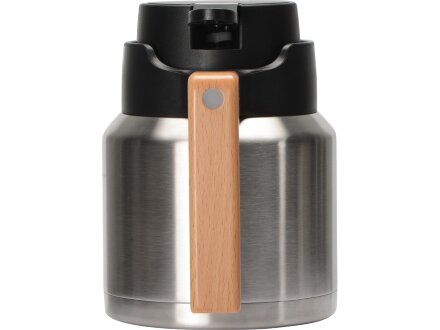 Кофепот с деревянной ручкой, 850 мл, серебристый Кофепот с деревянной ручкой, 850 мл, серебристый