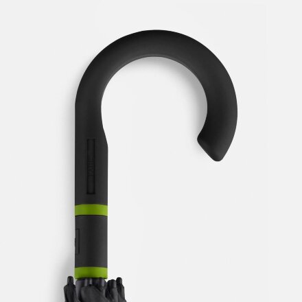 Зонт-трость с цветными спицами Color Style, зеленое яблоко, с черной ручкой Зонт-трость с цветными спицами Color Style, зеленое яблоко, с черной ручкой