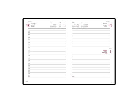 Ежедневник А5 датированный Leader 2026, синий Ежедневник А5 датированный Leader 2026, синий