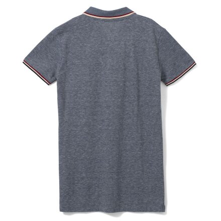 Рубашка поло женская Paname Women, голубой меланж Рубашка поло женская Paname Women, голубой меланж