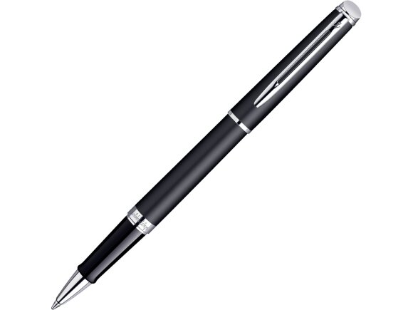 Ручка роллер Waterman Hemisphere, цвет: MattBlack CT, стержень: Fblack с нанесением логотипа