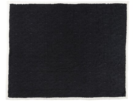 Плед из шерпы Sam, черный Плед из шерпы Sam, черный