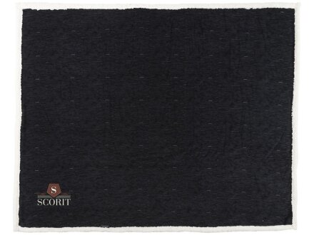 Плед из шерпы Sam, черный Плед из шерпы Sam, черный