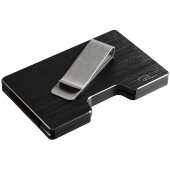 Футляр для карт с зажимом для купюр Cooper, черный Футляр для карт с зажимом для купюр Cooper, черный