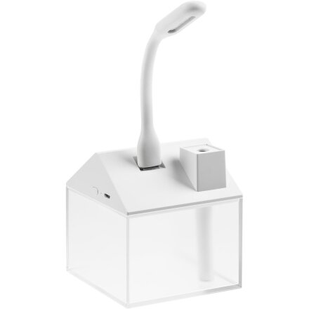 Настольный увлажнитель Arioso с вентилятором и лампой, белый Настольный увлажнитель Arioso с вентилятором и лампой, белый