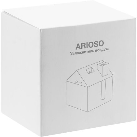 Настольный увлажнитель Arioso с вентилятором и лампой, белый Настольный увлажнитель Arioso с вентилятором и лампой, белый