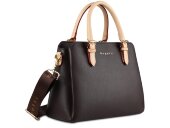 Сумка женская BUGATTI Ella, тёмно-коричневая, полиуретан, 30х12х23 см Сумка женская BUGATTI Ella, тёмно-коричневая, полиуретан, 30х12х23 см