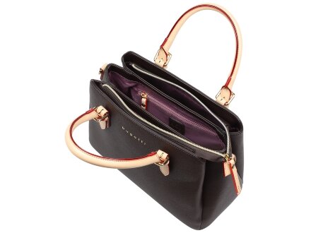 Сумка женская BUGATTI Ella, тёмно-коричневая, полиуретан, 30х12х23 см Сумка женская BUGATTI Ella, тёмно-коричневая, полиуретан, 30х12х23 см