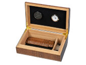 Хьюмидор с аксессуарами, коричневый Хьюмидор с аксессуарами, коричневый